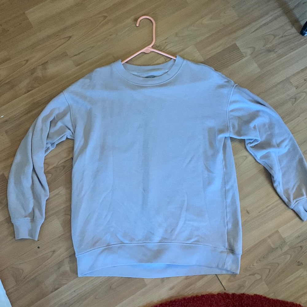 AERIE CREW NRCK WORN SWEATEr
